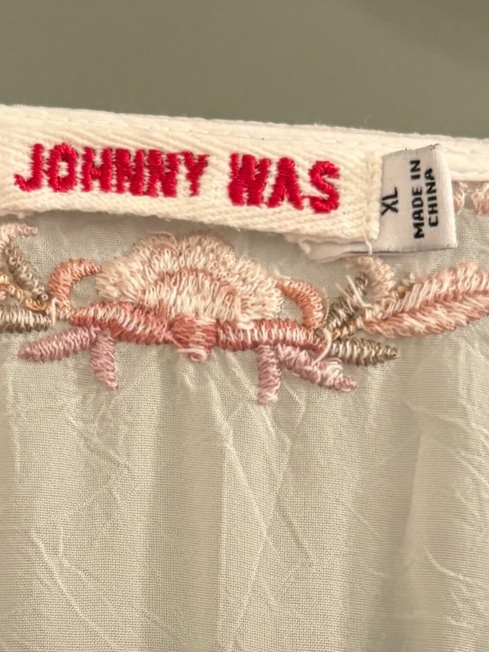 Johnny Was viole top XL - Picture 2 of 4